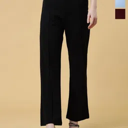 SZN Women Pack of 3 Relaxed High-Rise Trousers-picture-28