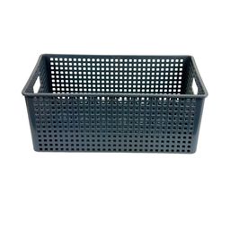 Go Hooked Multipurpose Plastic Storage Organizer | 22.5D x 40W x 22.5H CM Durable & Lightweight Storage Box for Home, Office, Kitchen, & Bathroom | Stackable Plastic Storage Bin Dark Grey-picture-36