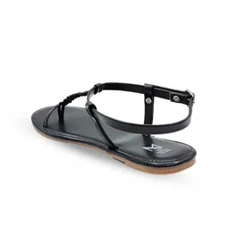 THE MADRAS TRUNK Women Open Toe Flats With Buckle image 4