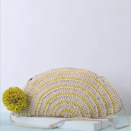 ITIHASIKALA Striped Cotton Structured Sling Bag-picture-27