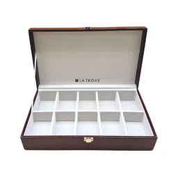 La Trove Brown Set of 1 Regular Drawer Organiser Organisers image 4