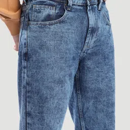 Bene Kleed Men Regular Fit Mid-Rise Heavy Fade Jeans image 3