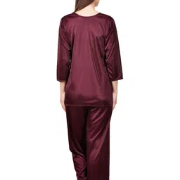 PHALIN Women Satin Night suits image 3