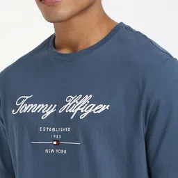 Tommy Hilfiger Men Typography Embroidered T-shirt image 5