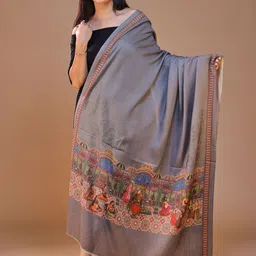 SWI Stylish Women Floral Printed Shawl-picture-11