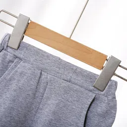 Kookie Kids Knee Length Shorts Dino Print - Grey image 4