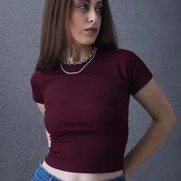 VOLTEDGE Women Slim Fit T-shirt image 4