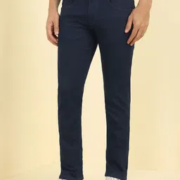 Allen Solly Men Solid Slim Fit Mid Rise Jeans image 3