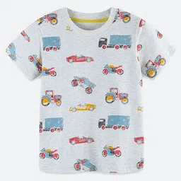 Oh Rare Boys Printed Applique T-shirt-picture-33
