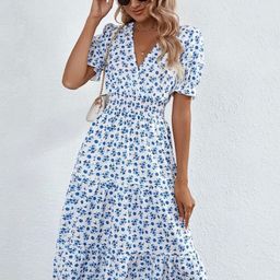 Stylecast X Kotty Women Floral Print Fit & Flare Midi Dress-picture-38