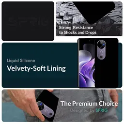 SPRIG Solid Printed Bumper Case Mobile Accessories image 2