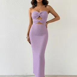 bebe Strapless Bodycon Maxi Dress-picture-28