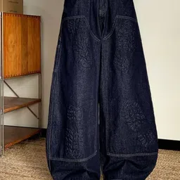 StyleCast Men Tonal Pattern Baggy Fit Clean Look Non Stretchable High-Rise Jeans-picture-35