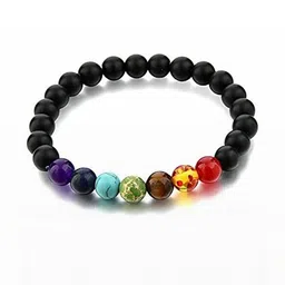 Divine souvenirs Unisex Artificial Beaded Elasticated Bracelet-picture-39
