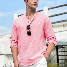 M'COT Men Flared Sleeves Thread Work Kurta-picture-45