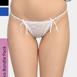 ZERJAMA Women White Briefs-image-57