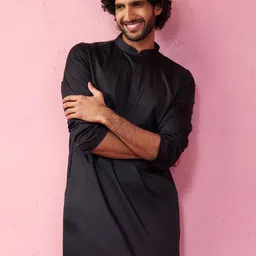 VASTRAMAY Men Satin Kurta-picture-10