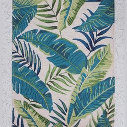 BELLA TRUE Beige & Green Printed Anti-Skid Doormat-picture-10