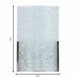 tu casa Metal Flush Mount Wall Light (Silver) image 5