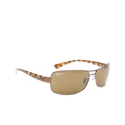 Ray-Ban Men Polarised Printed Rectangle Sunglasses 0RB3379I014/5764-014/57-picture-2