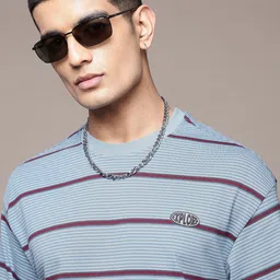 The Roadster Lifestyle Co. Striped Relaxed T-shirt-picture-30
