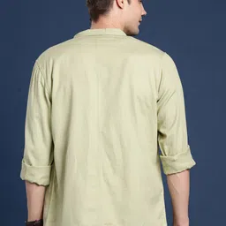 Mast & Harbour Men Solid Casual Shirt image 5
