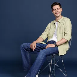 Mast & Harbour Men Solid Casual Shirt image 4