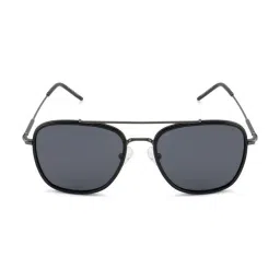 Opium Grey UV Protection Rectangular Sunglasses for men image 1