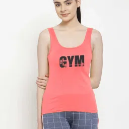 Friskers Peach Graphic Print Camisole image 1