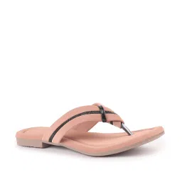 Fausto Women's Pink Thong Sandals image 1
