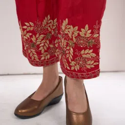 Fausto Women's Copper Wedge Pumps image 1