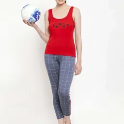 Friskers Red Graphic Print Camisole image 4