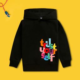 NUSYL Boys Printed Hooded Sweatshirt-picture-1