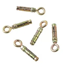 GENERIC 6 mm Anchor Round Close Brass Hook Golden (Pack of 8 Pcs)-picture-22