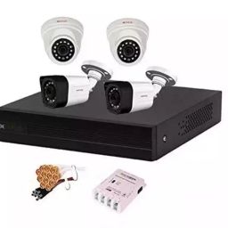 CP Plus 2.4MP 2 Pcs Outdoor & Indoor Camera and 4 Channel DVR Kit with All Accessories-picture-23