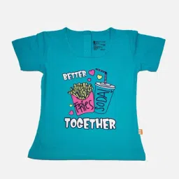 Bodycare Kids Blue Cotton Printed T-Shirt-picture-19