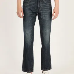 Wrangler Dusty Indigo Cotton Straight Fit Jeans-picture-11
