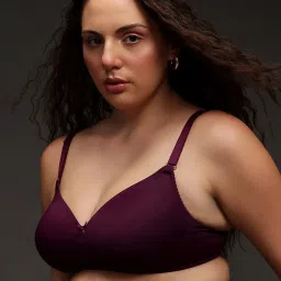 Clovia Purple T-Shirt Bra image 1