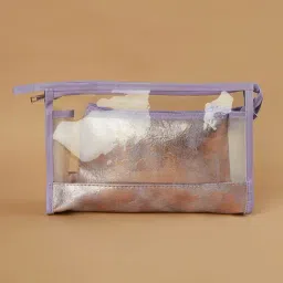 Ginger by Lifestyle Purple Solid Pouch-image-15