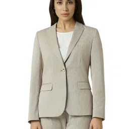 Van Heusen Grey Plain Blazers image 1
