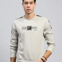 Monte Carlo Grey Regular Printed Sweatshirt image 1
