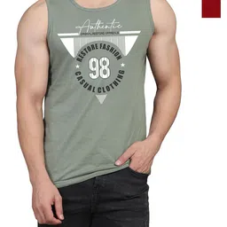 WOOSTRO Men Pack Of 2 Typography Printed Round Neck Cotton Slim Fit T-shirts-picture-42
