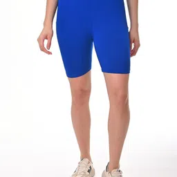 Fly Birds Pack Of 2 Women Viscose Blend Solid Yoga Shorts-picture-10