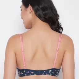 Clovia Blue Non Wired Padded T-Shirt Bra image 2