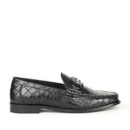 Britmen Men's Black Casual Loafers-image-7