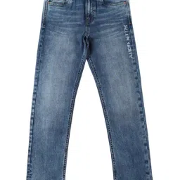 Allen Solly Junior Blue Solid Jeans-picture-43