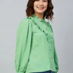 Carlton London Green Top image 3