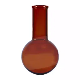 ABGIL Boiling Flask with Rim Round Bottom 100 ml Plain Amber Borosilicate Glass, FB-289-03-picture-35