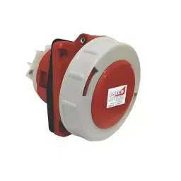 Aseco Panel Mounting Angled Socket IP67 3 Pin 125A Polyamide Screw Terminal, ASP123-picture-39