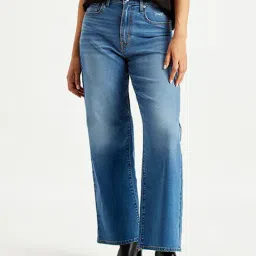 Levi's Light Blue Distressed Relaxed Fit High Rise Jeans-picture-18